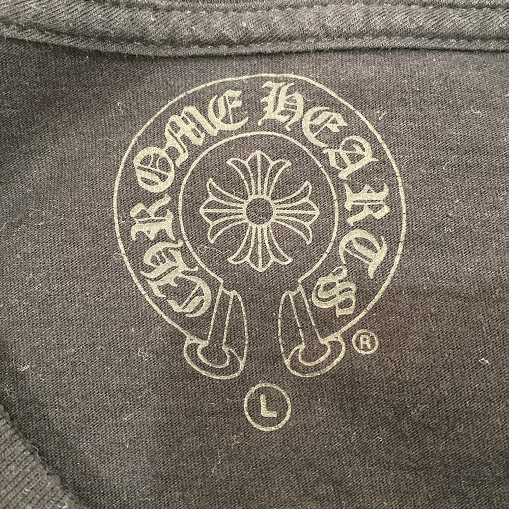 Chrome Hearts Foti Long Sleeve Black Shirt in Size L - Picture 7 of 11